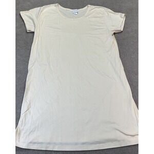 Hanro Women XL Short Sleeve Nightgown 100% Cotton Sleepwear Comfort